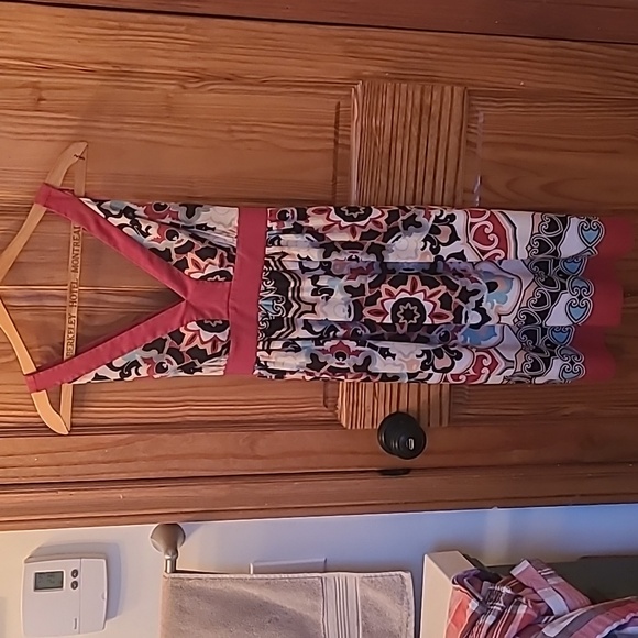 Boho Print V-neck and Back dress - Picture 7 of 10